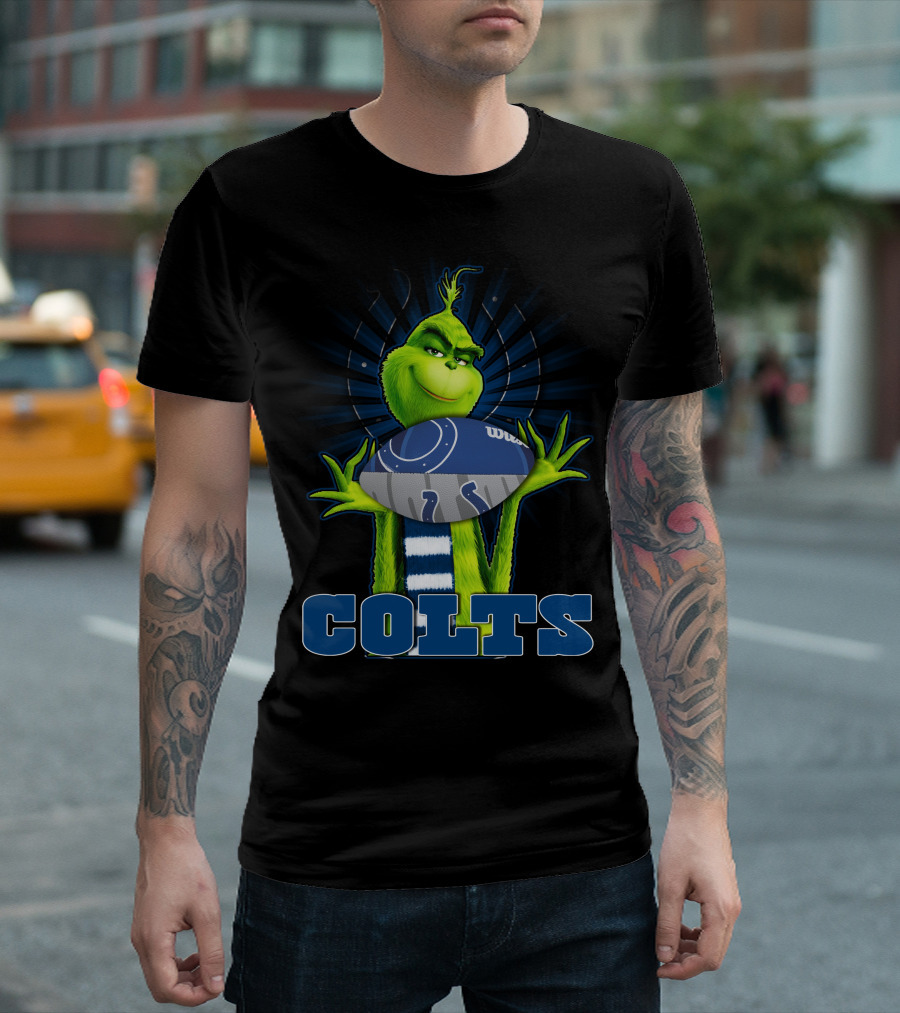 Grinch Indianapolis Colts Football T-Shirt