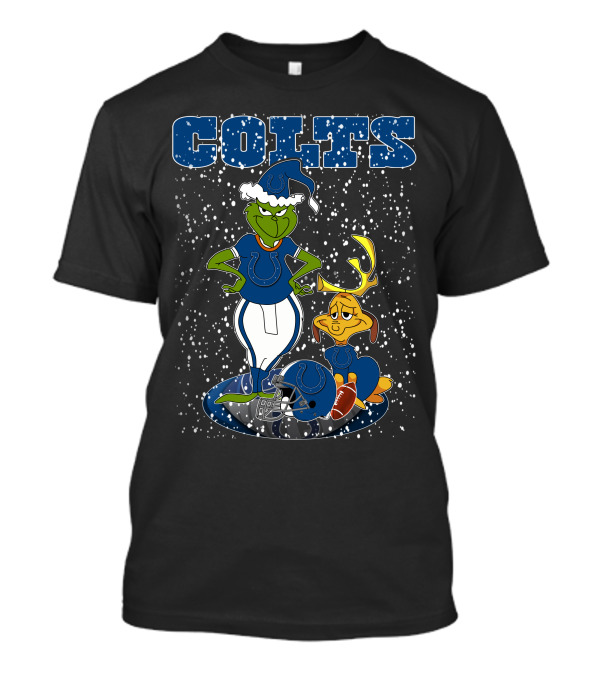 Grinchxmas Indianapolis Colts Football Snow Scene T-Shirt