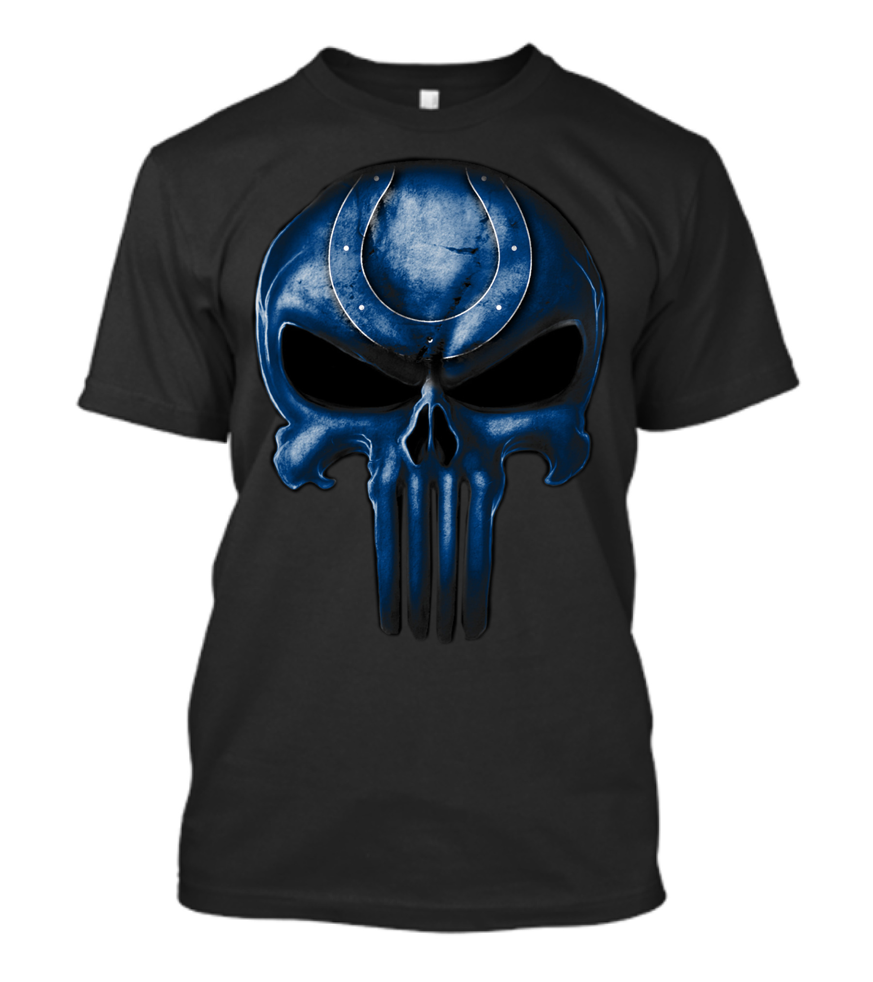 Indianapolis Colts Punisher Skull T-Shirt
