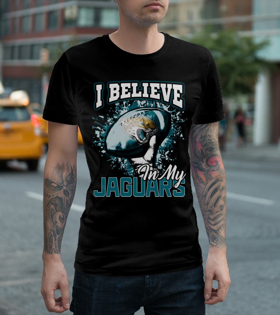 I Believe in My Jaguars Jacksonville Football Fan Support T-Shirt