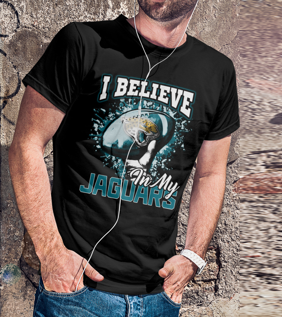 I Believe In My Jaguars Jacksonville Football Fan Support T-Shirt