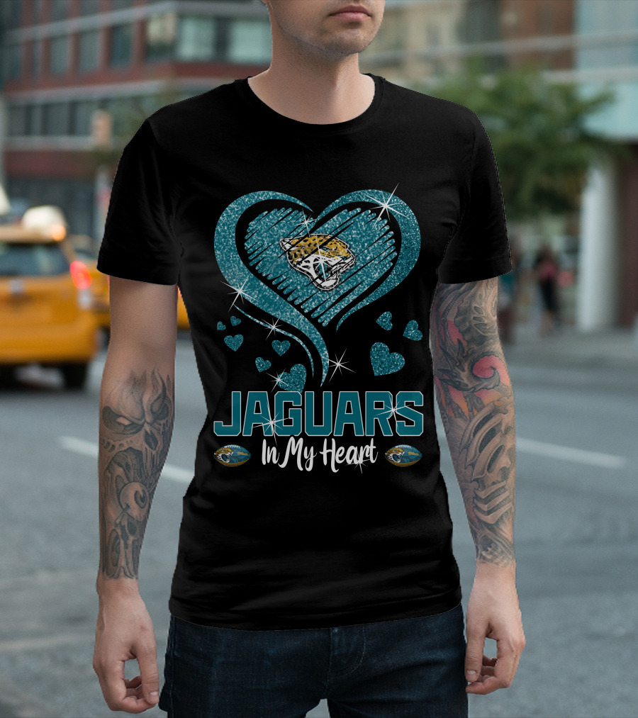 Jaguars In My Heart Jacksonville T-Shirt