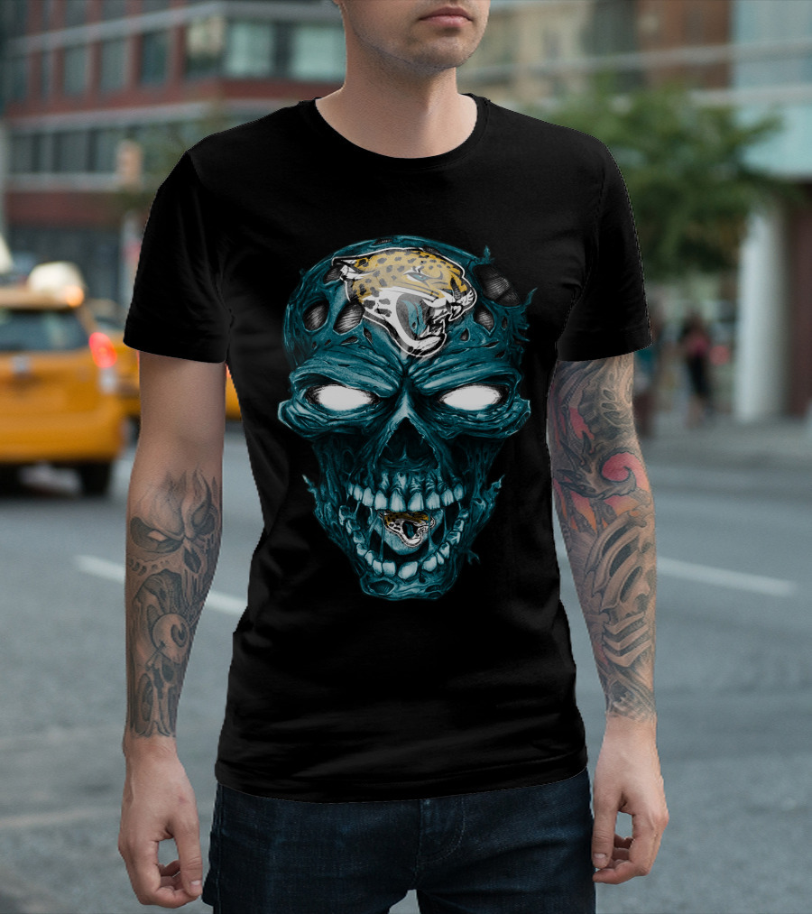 Skull Jacksonville Jaguars T-Shirt