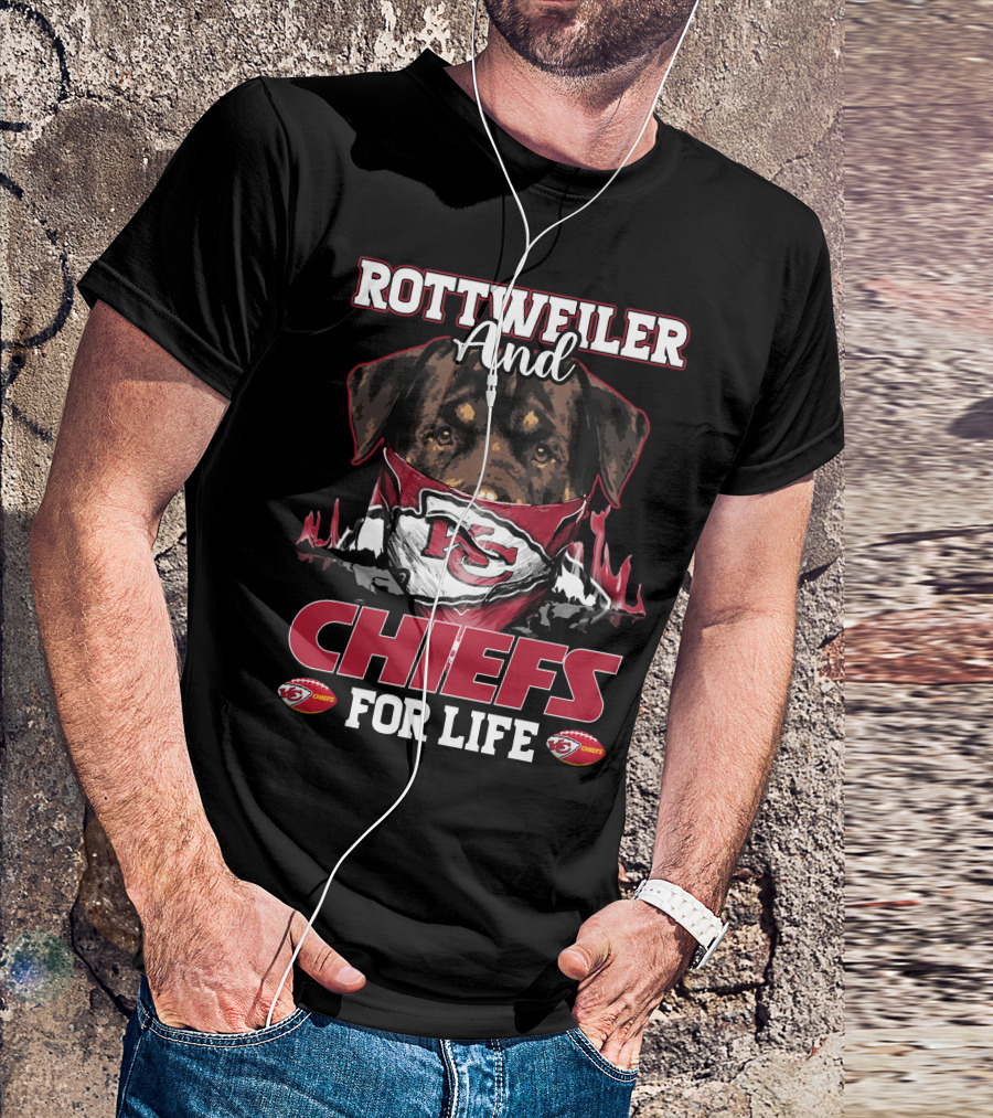 ROTTWEILER AND CHIEFS FOR LIFE T-Shirt