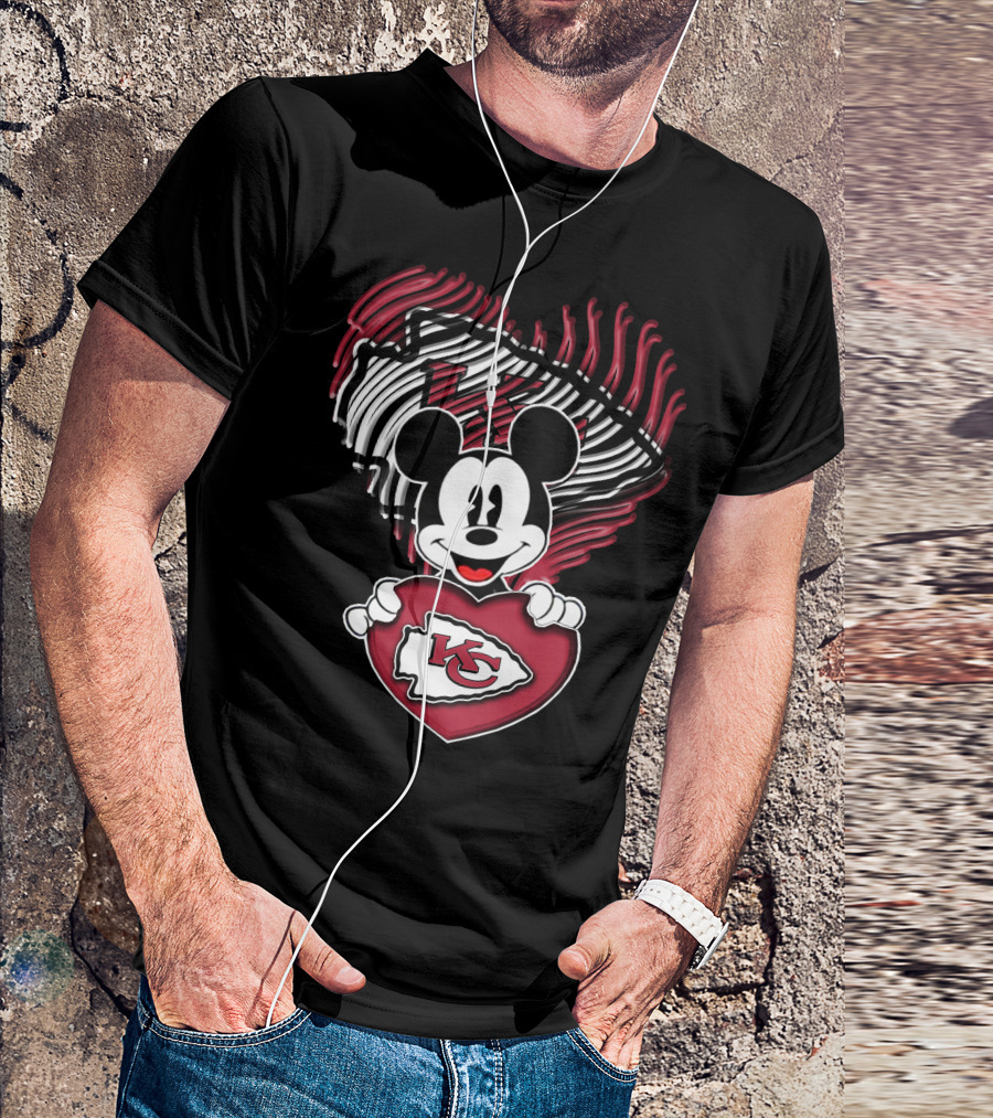 Mick Heart KC Kansas City Chiefs T-Shirt
