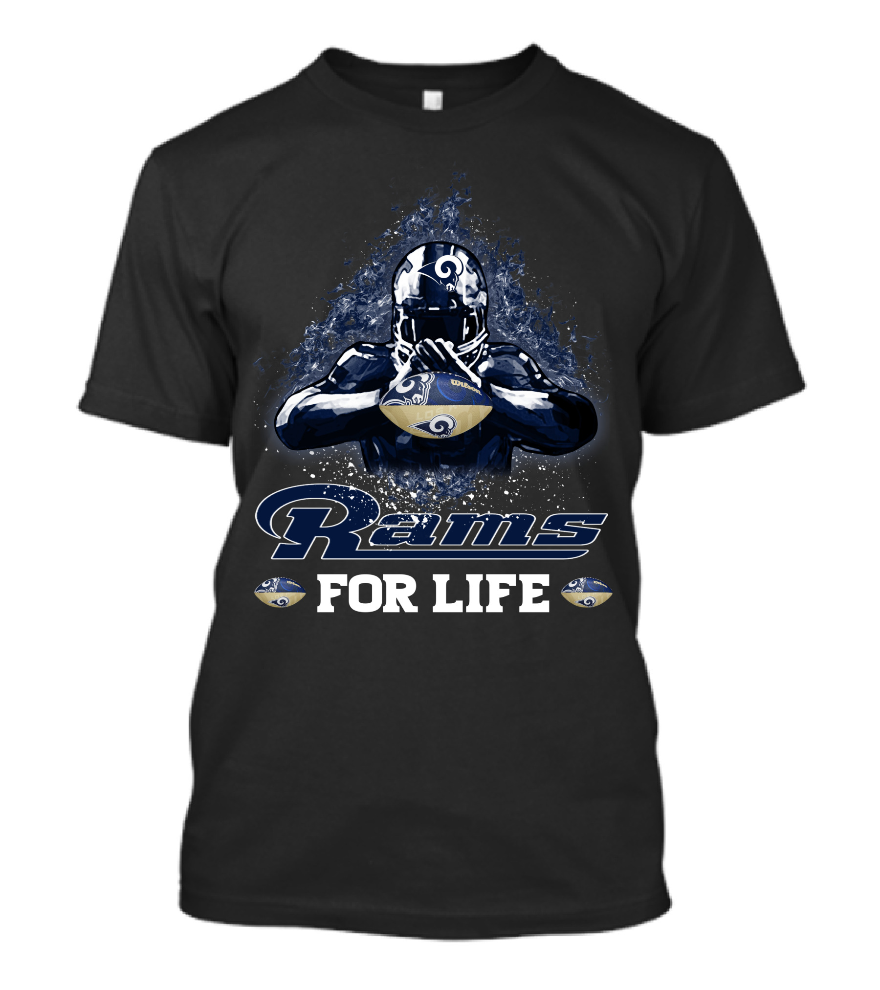 Rams For Life Los Angeles Rams Football Player T-Shirt