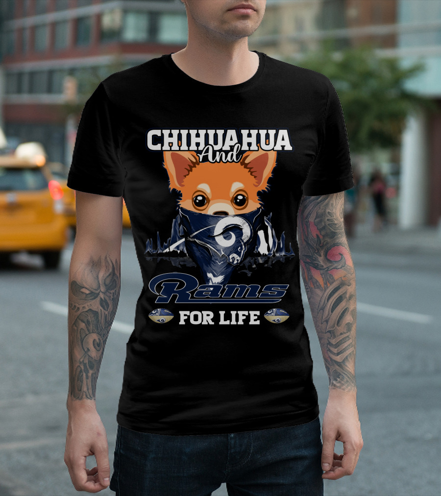 Chihuahua And Rams For Life T-Shirt