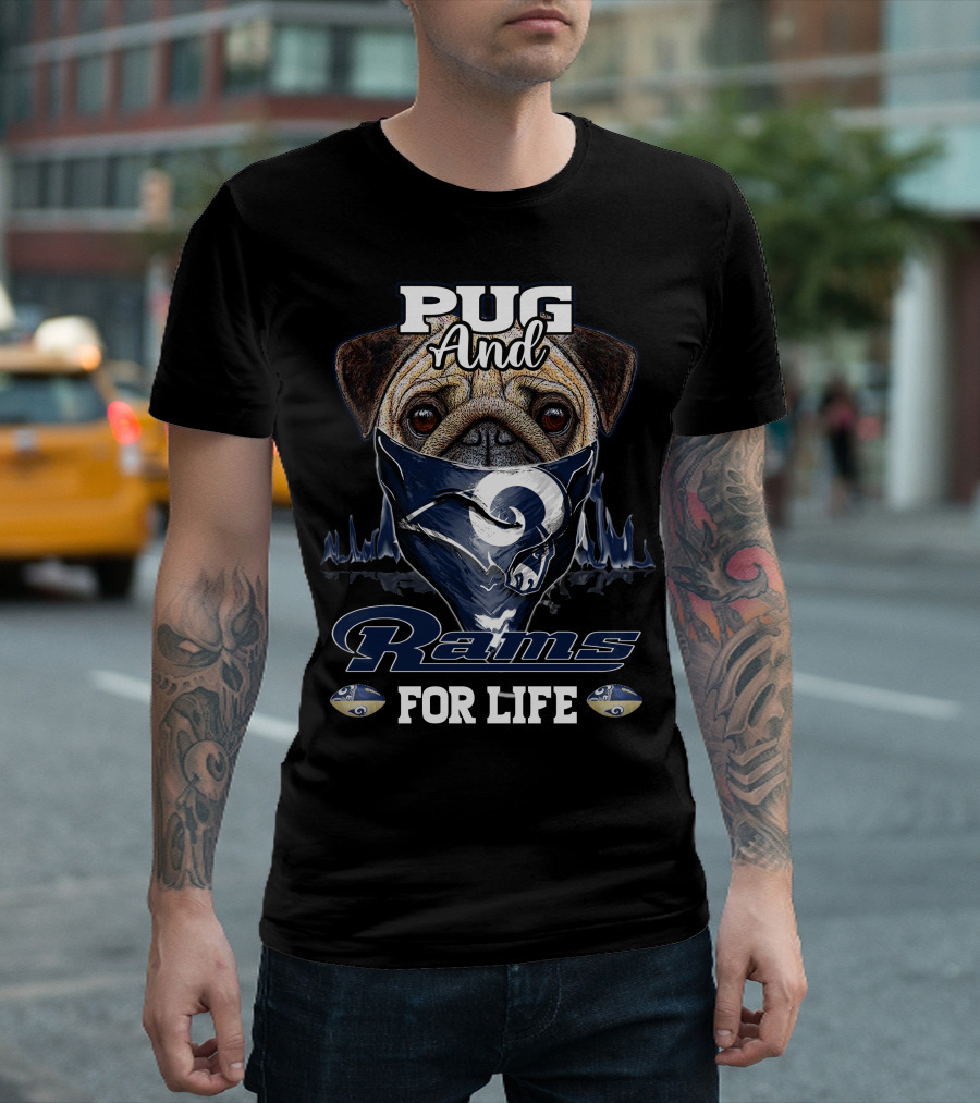 Pug and Rams for Life T-Shirt
