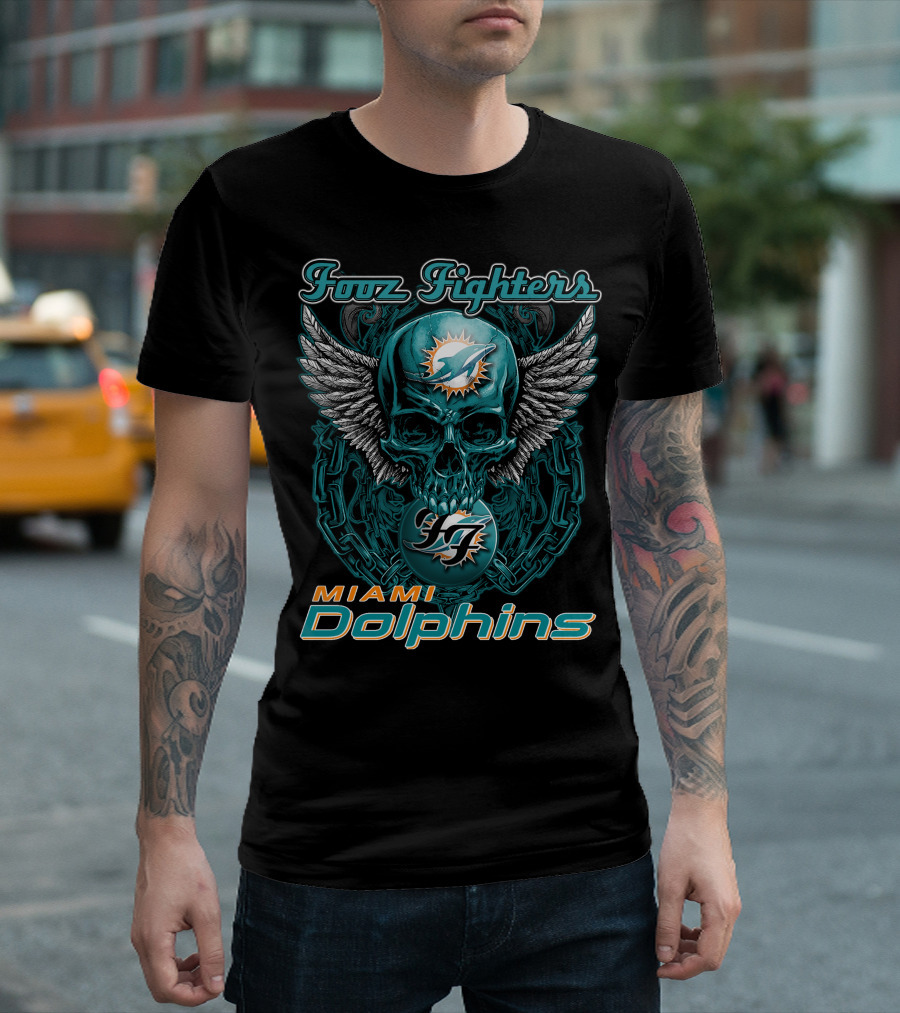 Foo Fighters Miami Dolphins T-Shirt