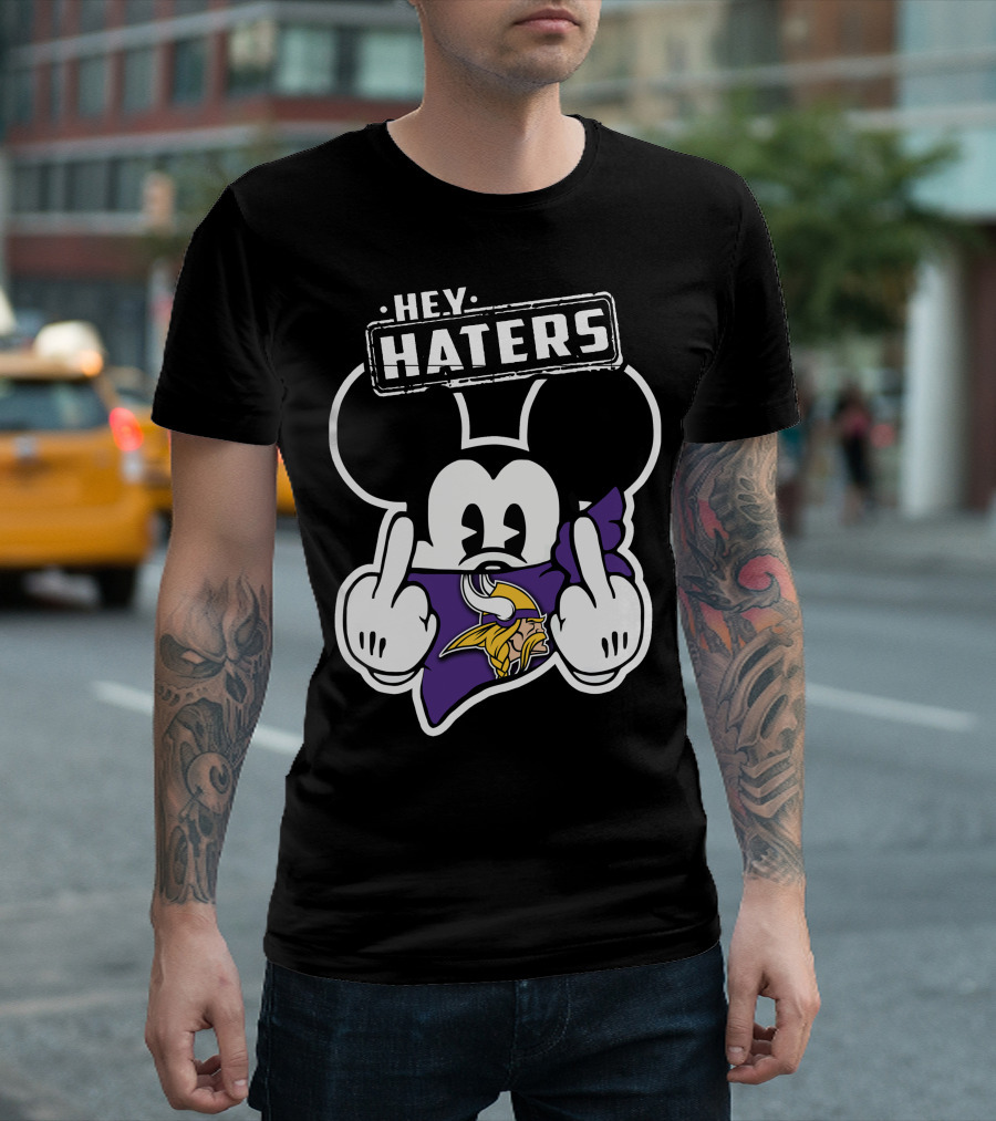 Mick Hey Haters Minnesota Vikings T-Shirt