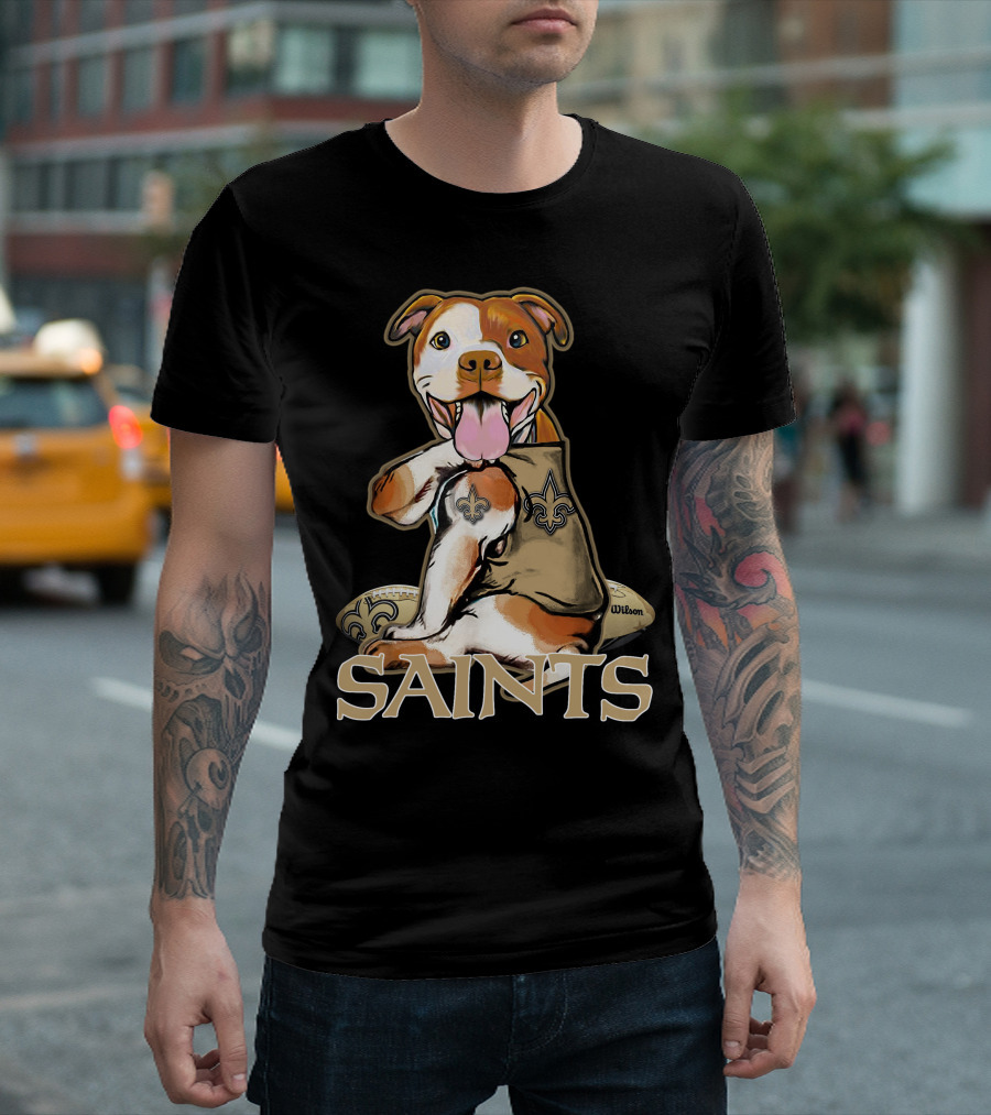 Pittbull Wilson Fleur-de-Lis Saints T-Shirt
