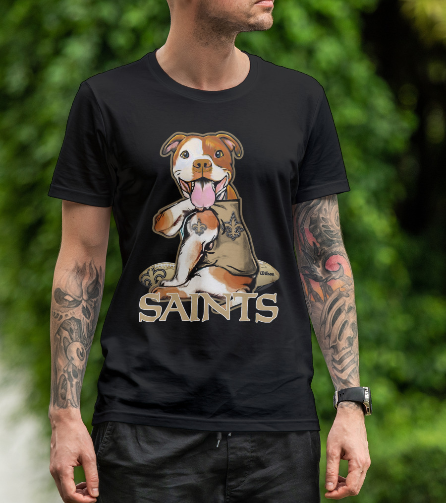 Pittbull Wilson Fleur-de-Lis Saints T-Shirt