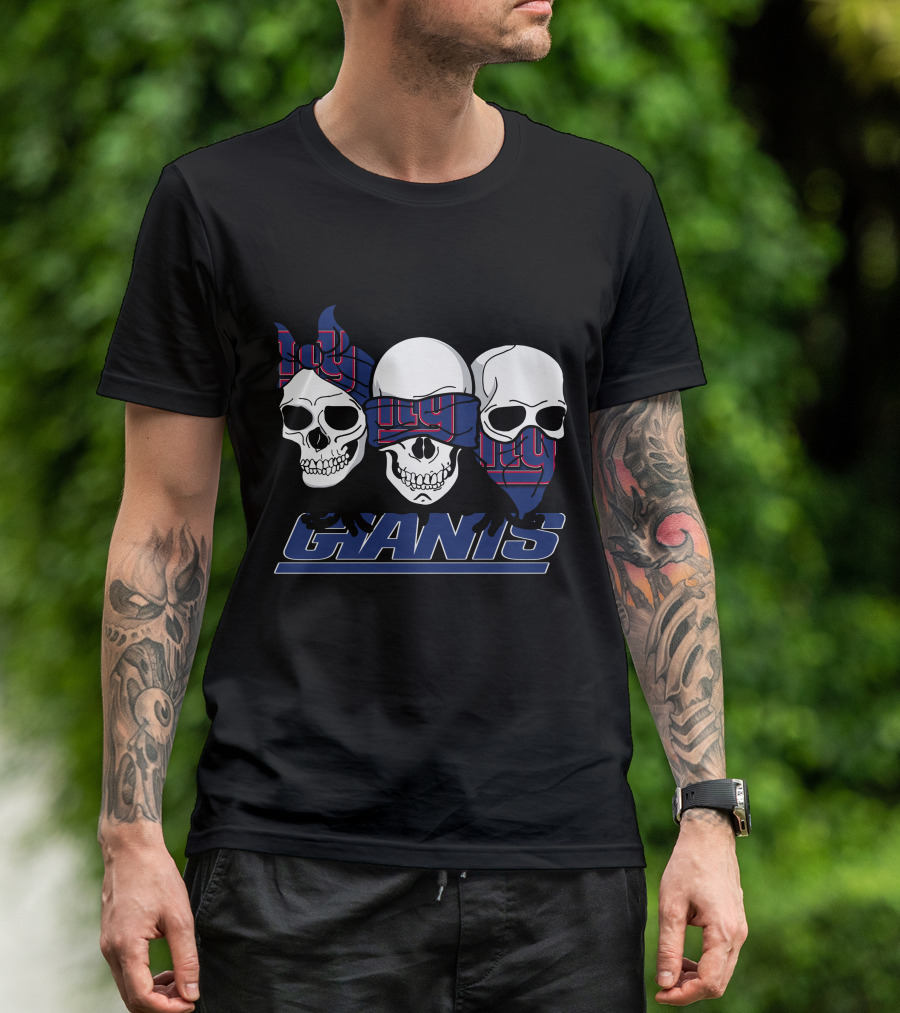 3 Skull Giants New York T-Shirt