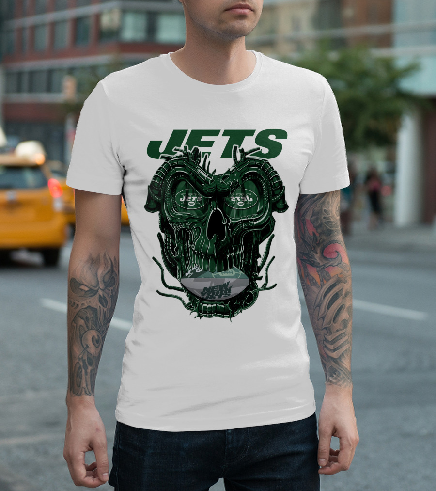 Jets Dragonskull New York Football T-Shirt