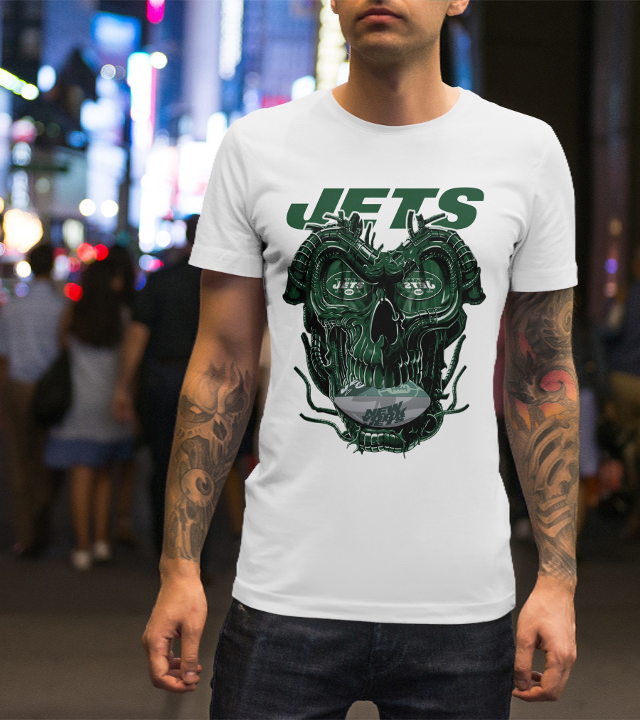 Jets Dragonskull New York Football T-Shirt