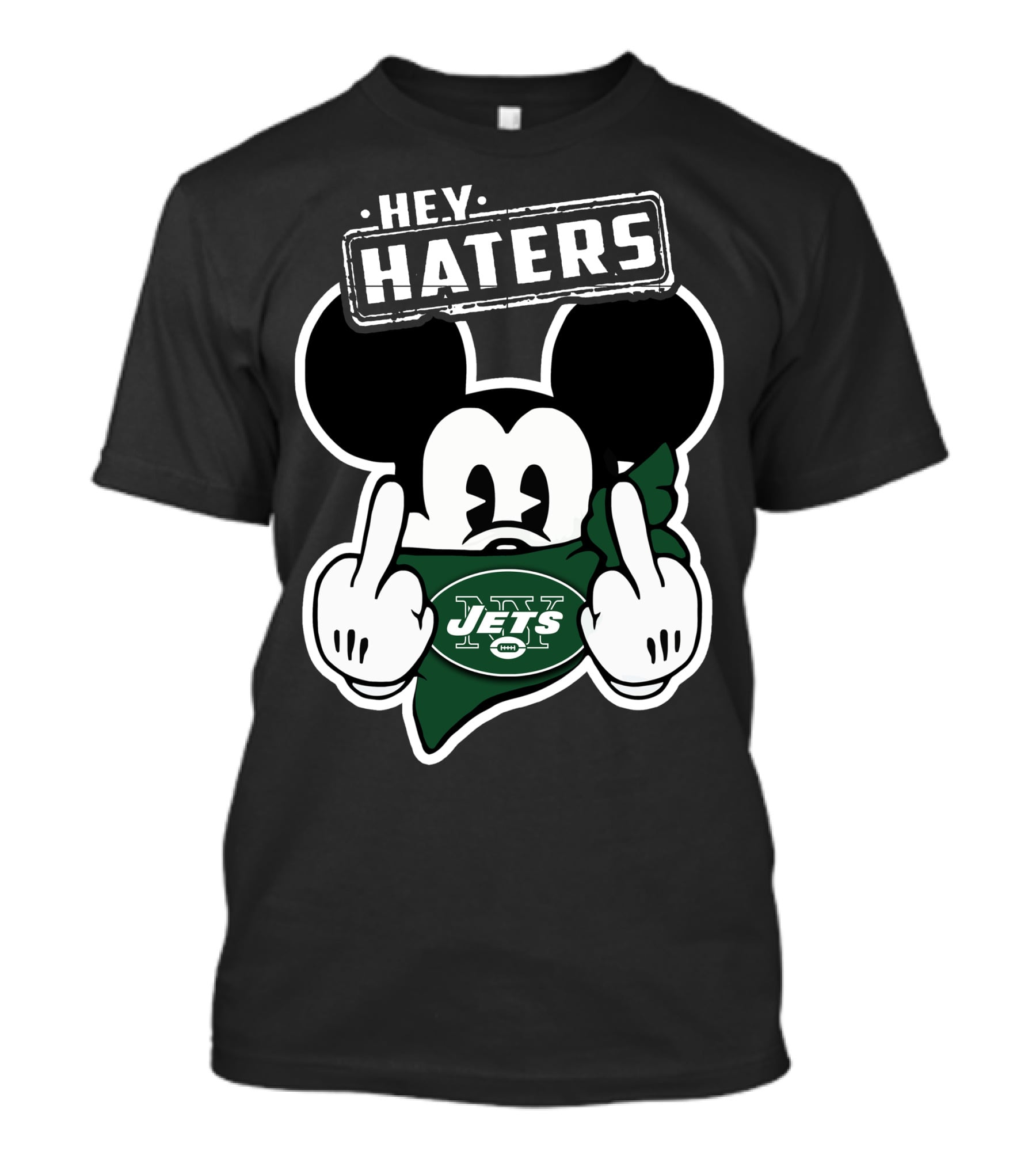 Hey Haters Mickey Mouse New York Jets T-Shirt