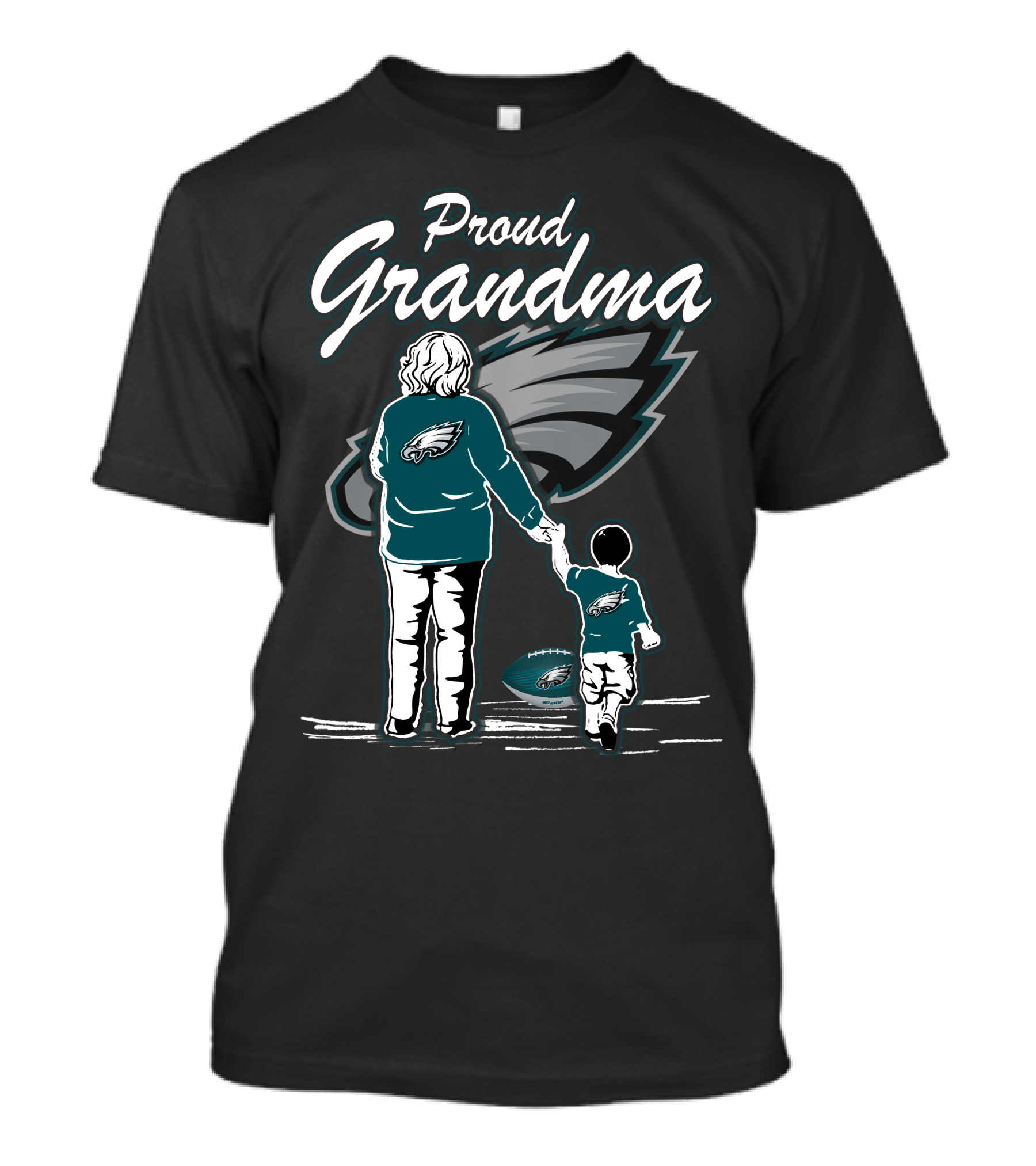 Proud Grandma Philadelphia Eagles Family Fan Love T-Shirt