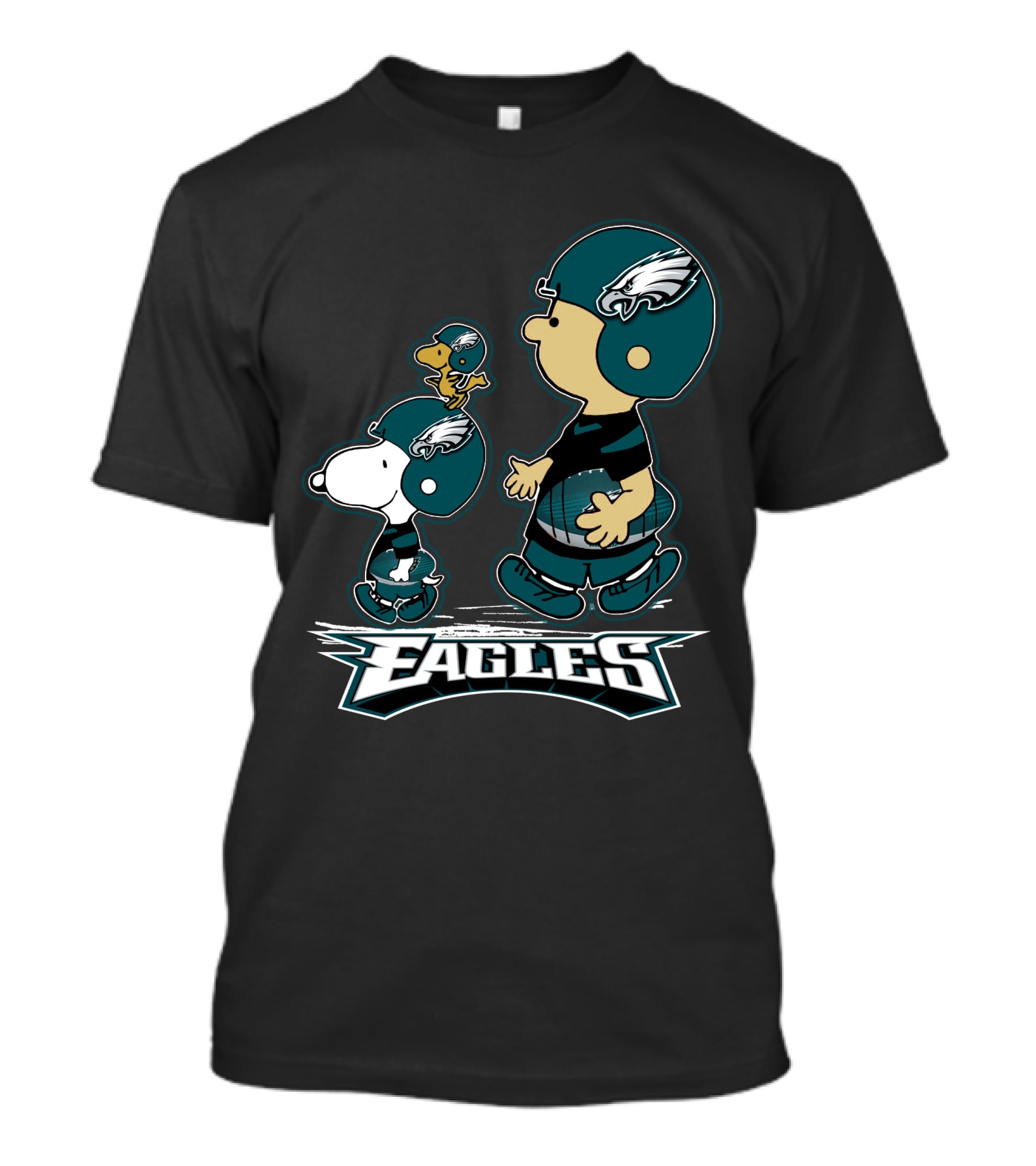 Snpfootball Philadelphia Eagles Peanuts Characters Nfl Fan T-Shirt