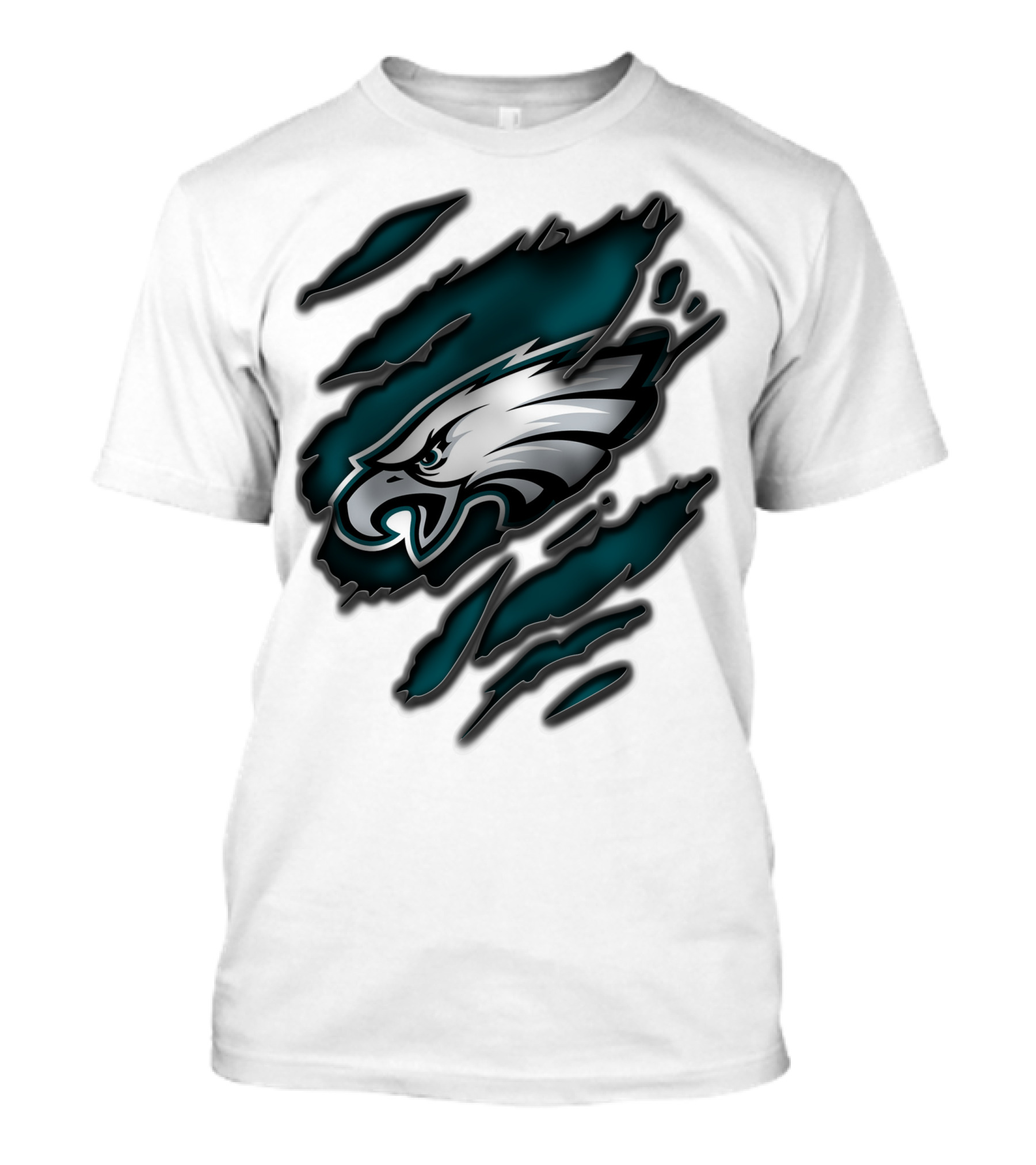 Philadelphia Eagles Torn V3 Logo Iconic T-Shirt