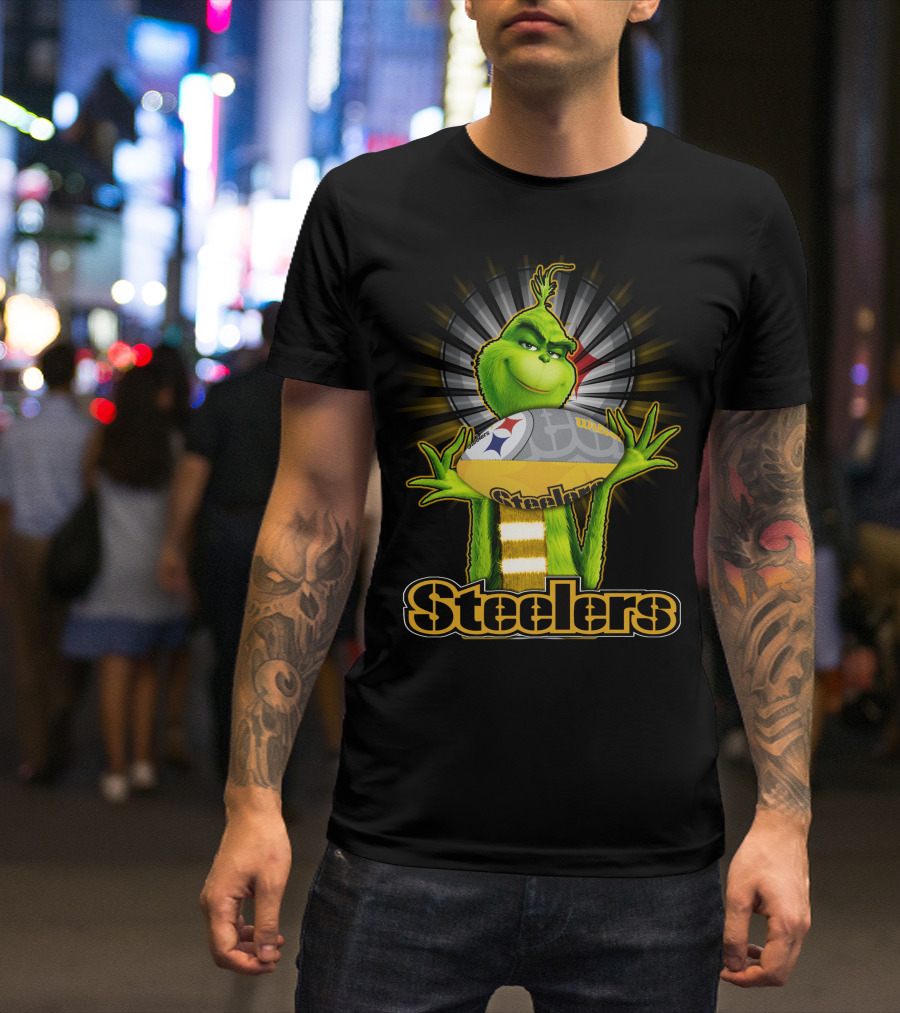 Grinch Steelers Football Fan T-Shirt