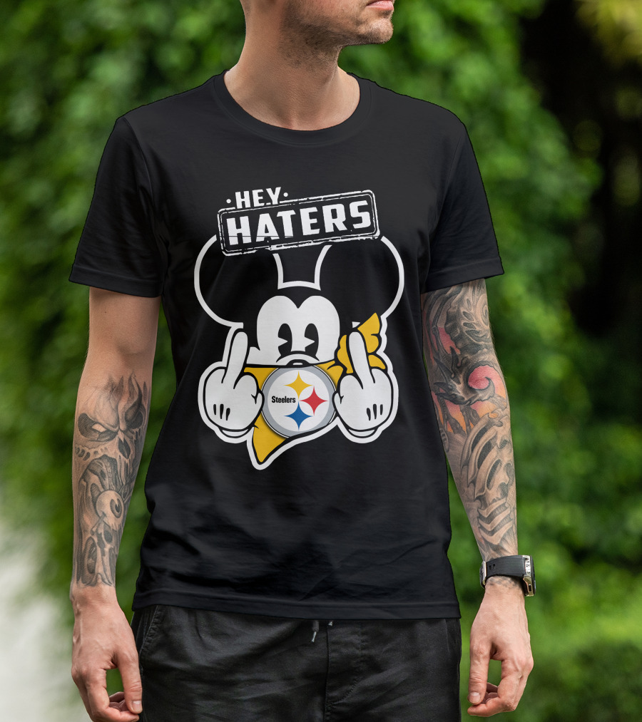 Hey Haters Mick V2 Pittsburgh Steelers T-Shirt