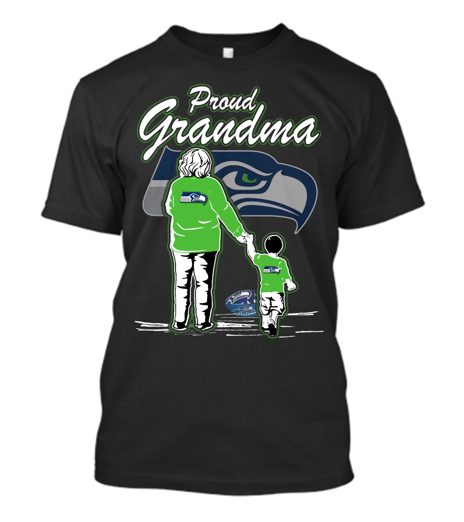 Proud Grandma Seattle Seahawks T-Shirt