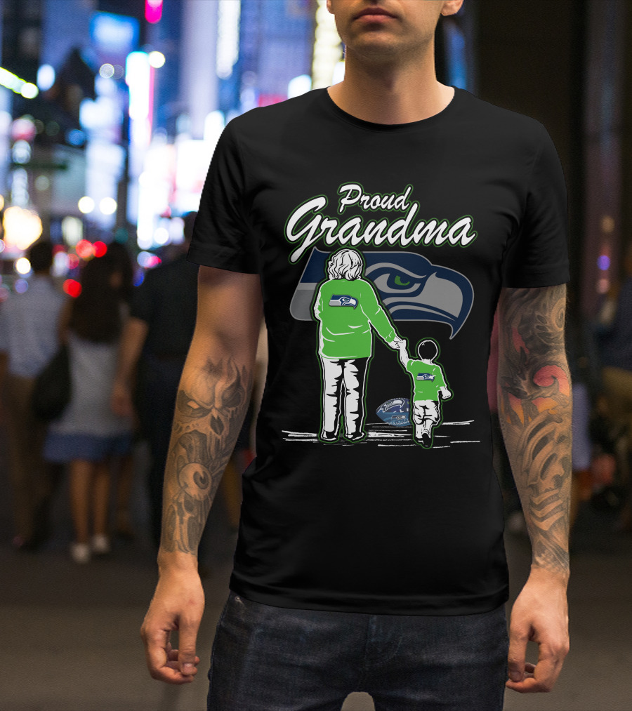 Proud Grandma Seattle Seahawks T-Shirt