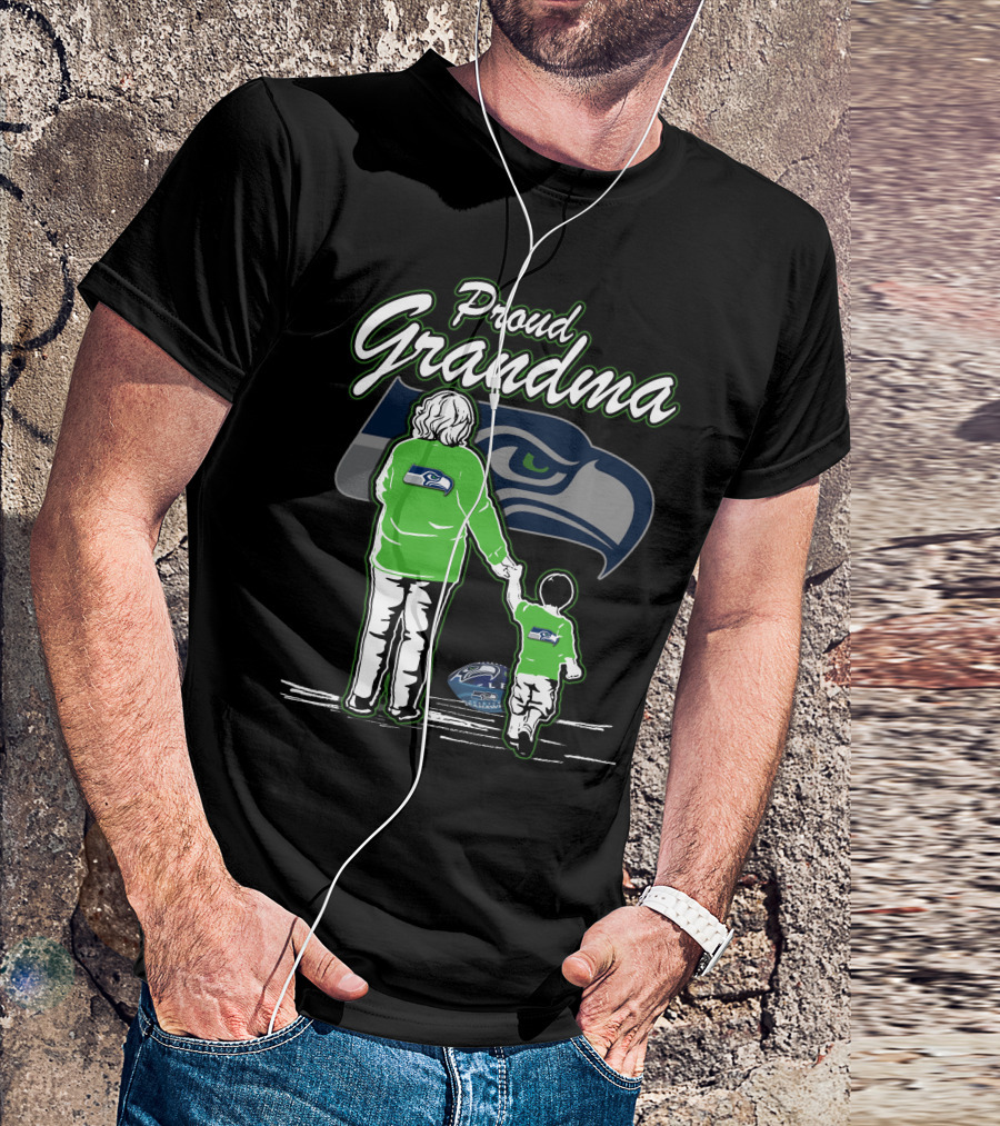 Proud Grandma Seattle Seahawks T-Shirt