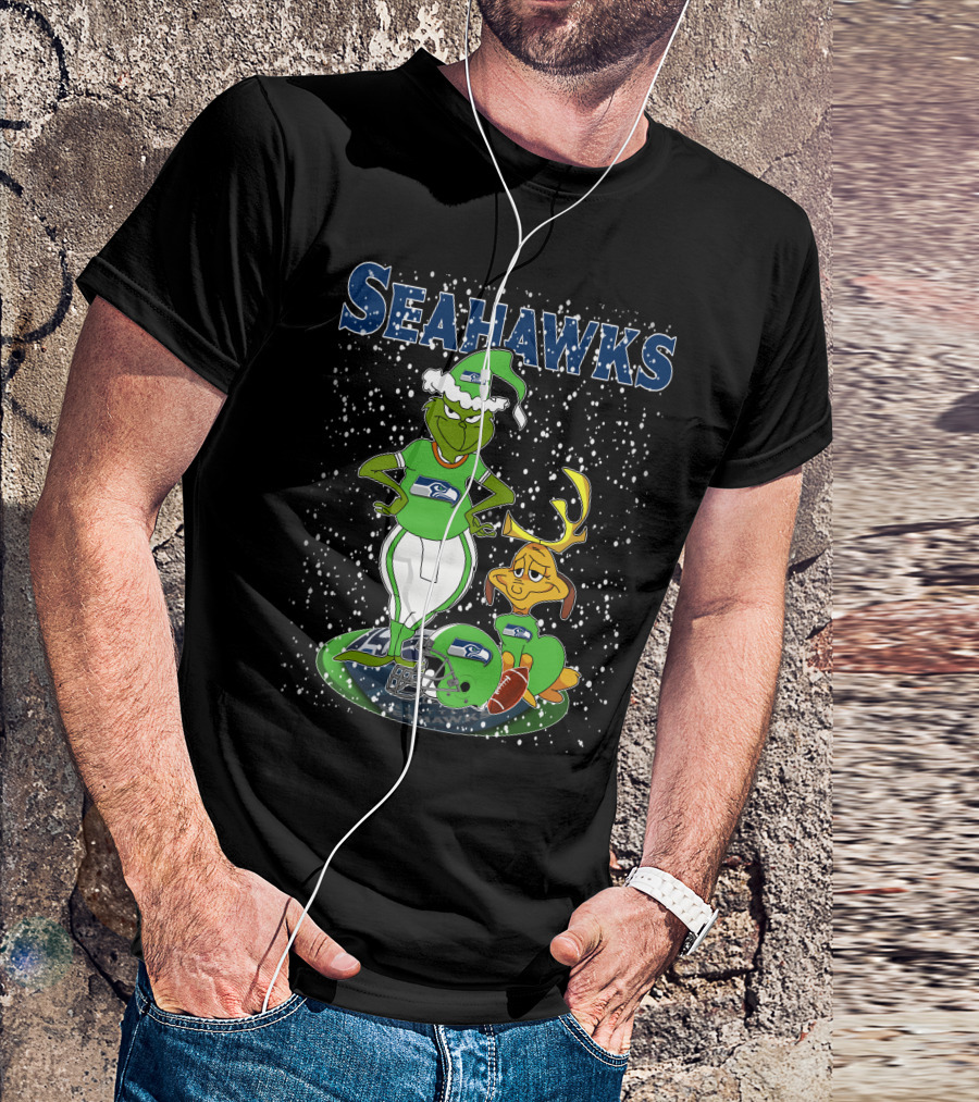 Seahawks Grinchxmas Seattle Seahawks T-Shirt