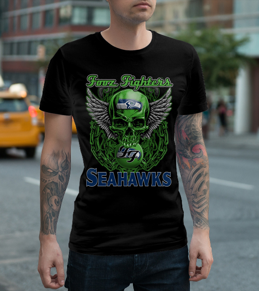 Foo Fighters Seattle Seahawks T-Shirt