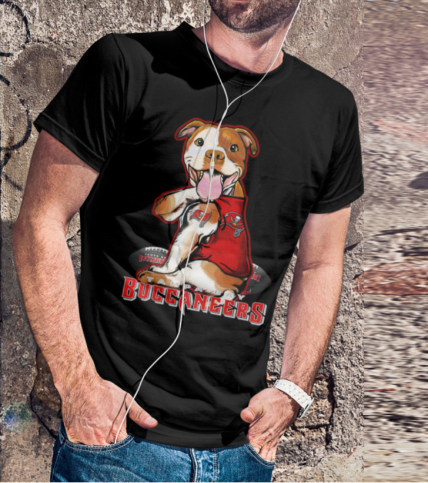 Tampa Bay Buccaneers Pittbull Football T-Shirt