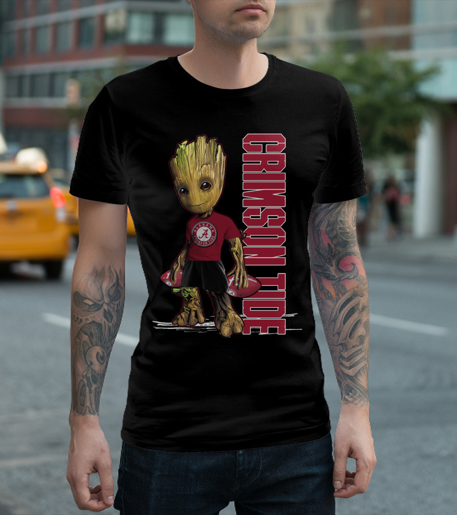 Groot Alabama Crimson Tide Football T-Shirt