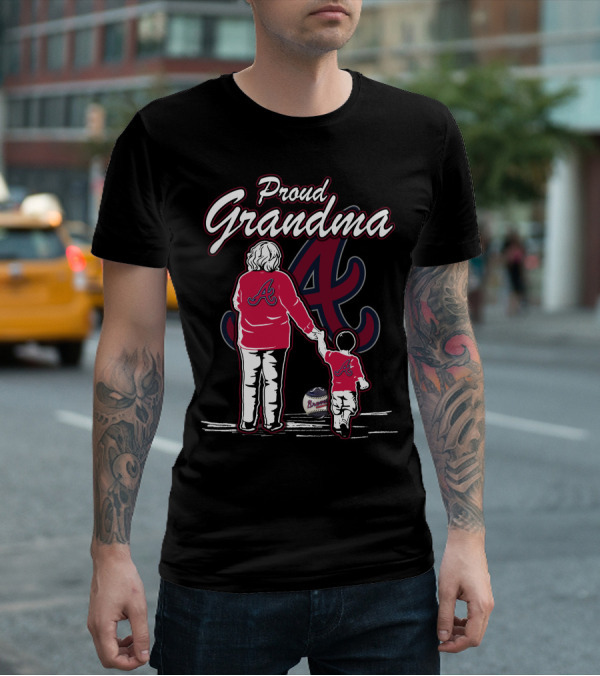 Proud Grandma Atlanta Braves T-Shirt