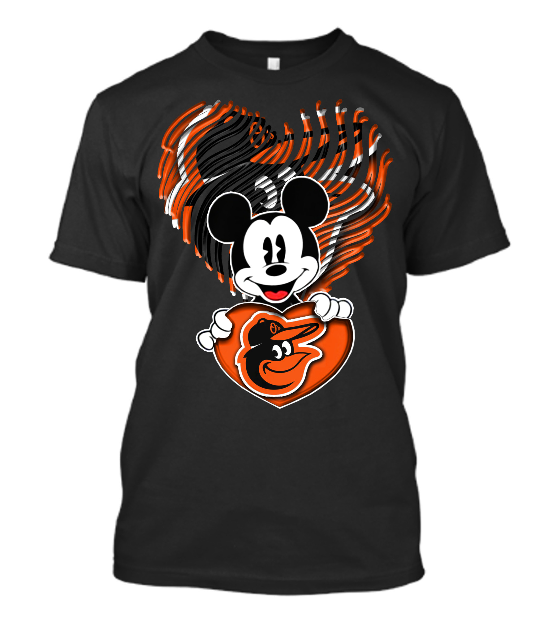 Mick Heart Hands Baltimore Orioles T-Shirt