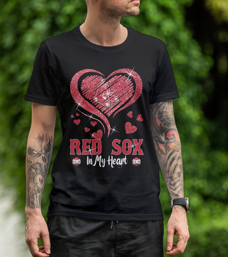 Red Sox In My Heart Boston T-Shirt