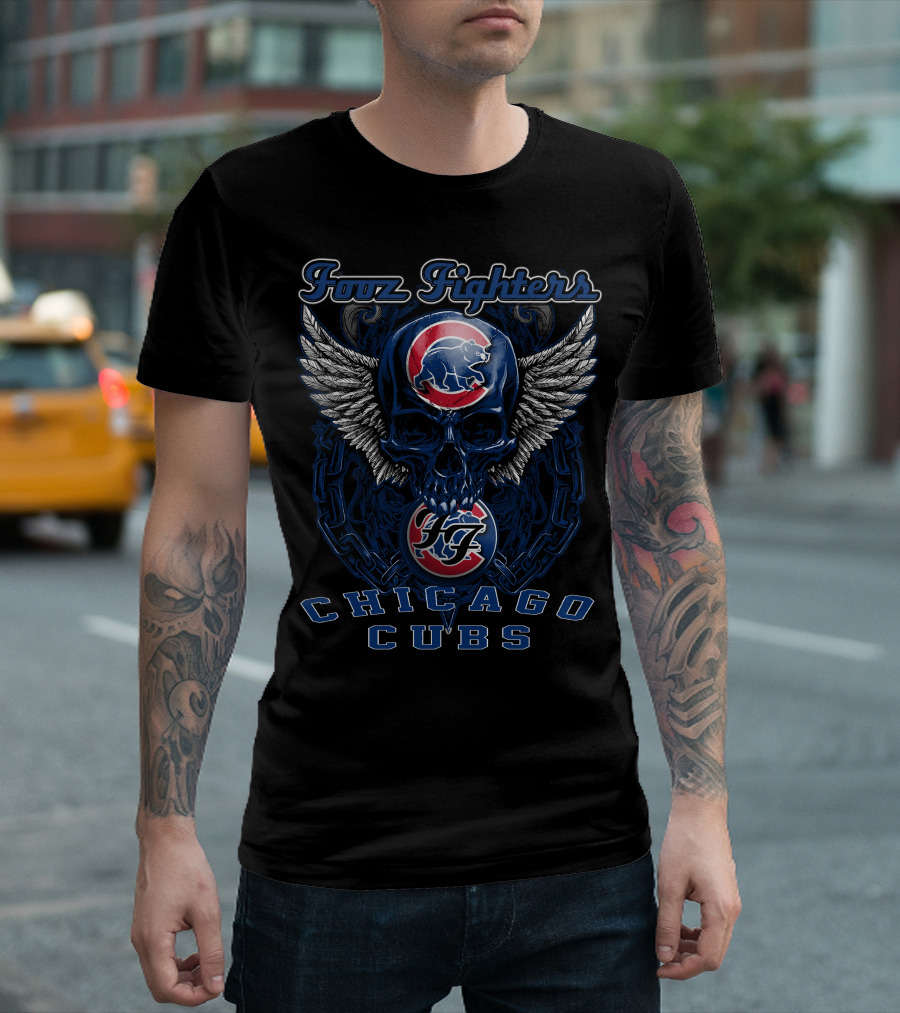 Foo Fighters Chicago Cubs T-Shirt