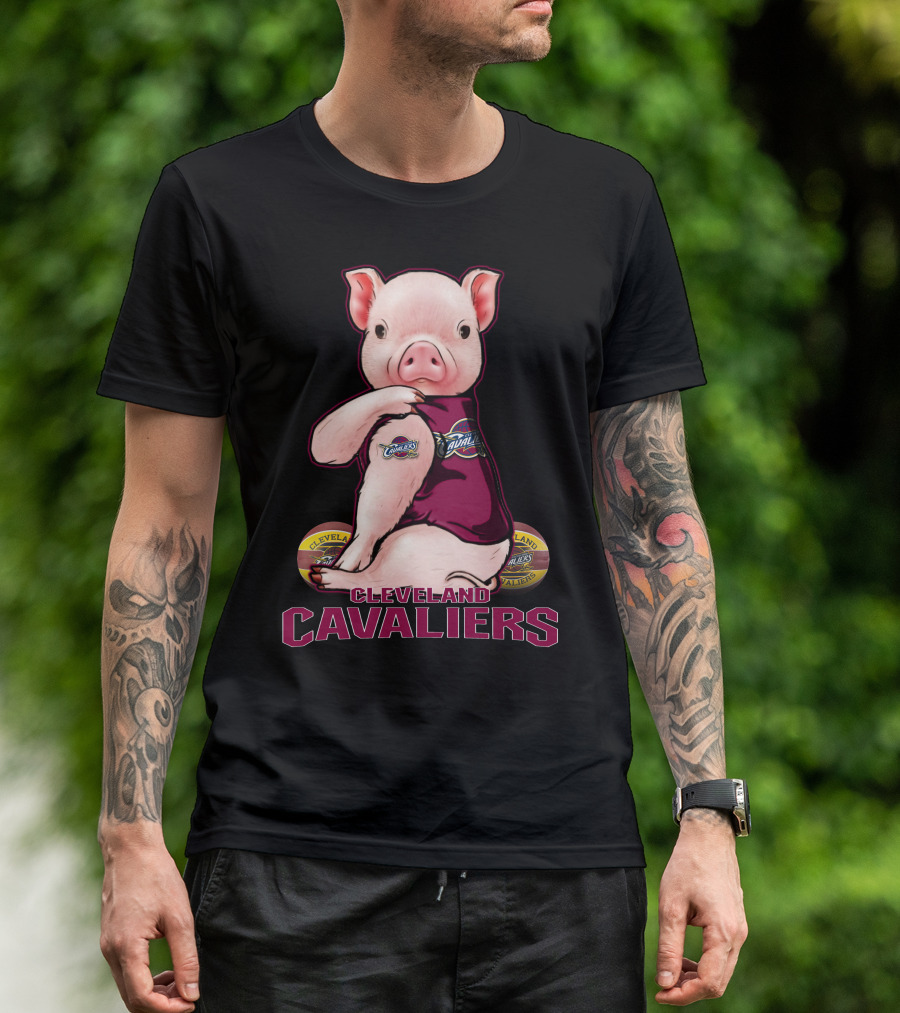 Cleveland Cavaliers Pig Mascot T-Shirt
