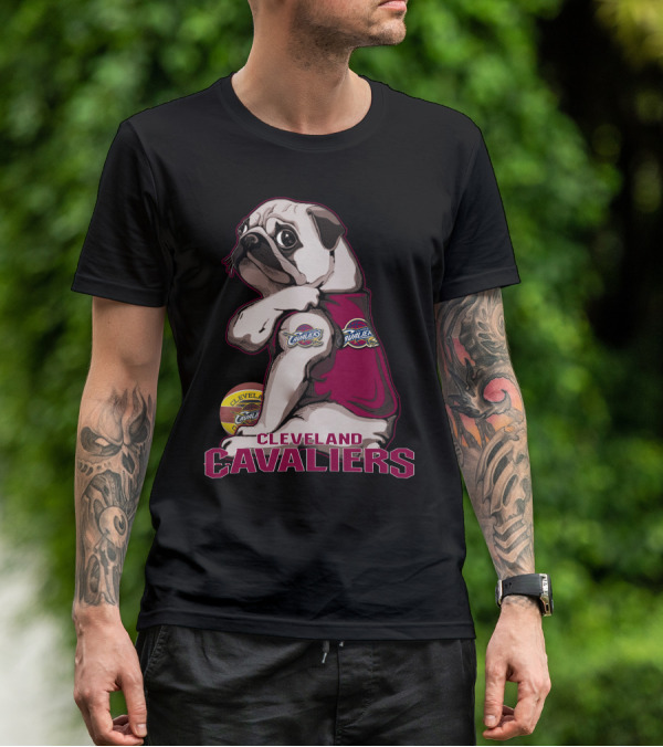 Cleveland Cavaliers Pug Basketball Team T-Shirt