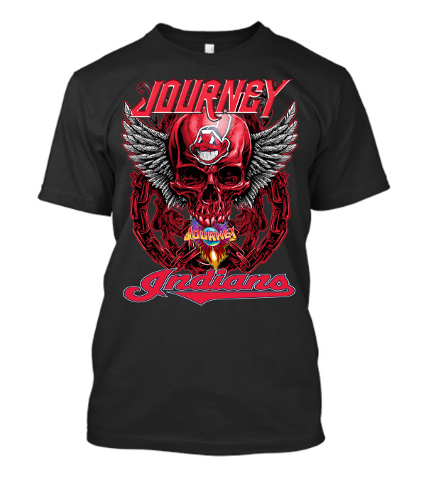 Journey Indians Skull Winged T-Shirt
