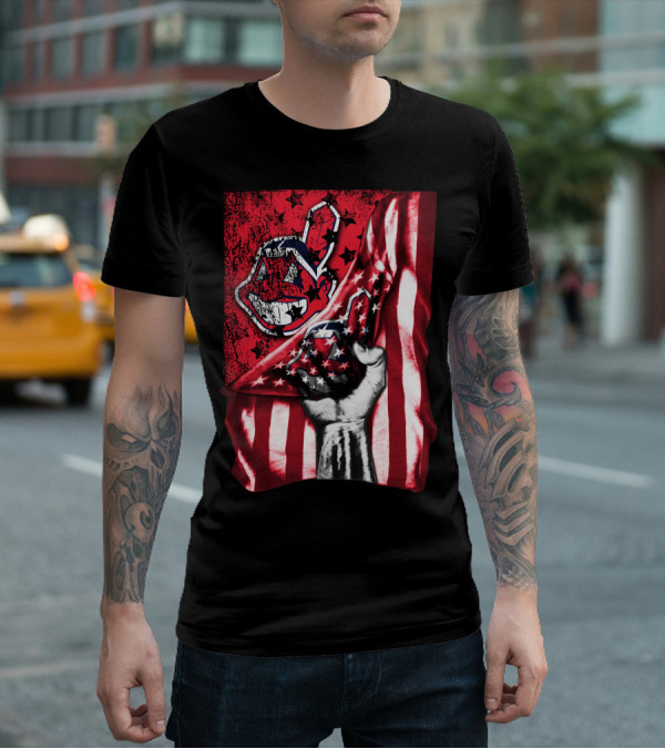 Cleveland Indians Flag T-Shirt