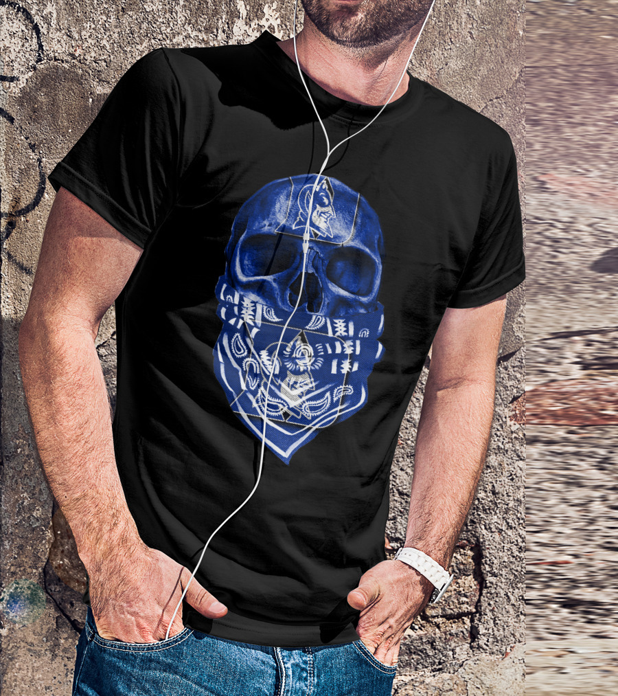 Skull Bandana Duke Blue Devils T-Shirt
