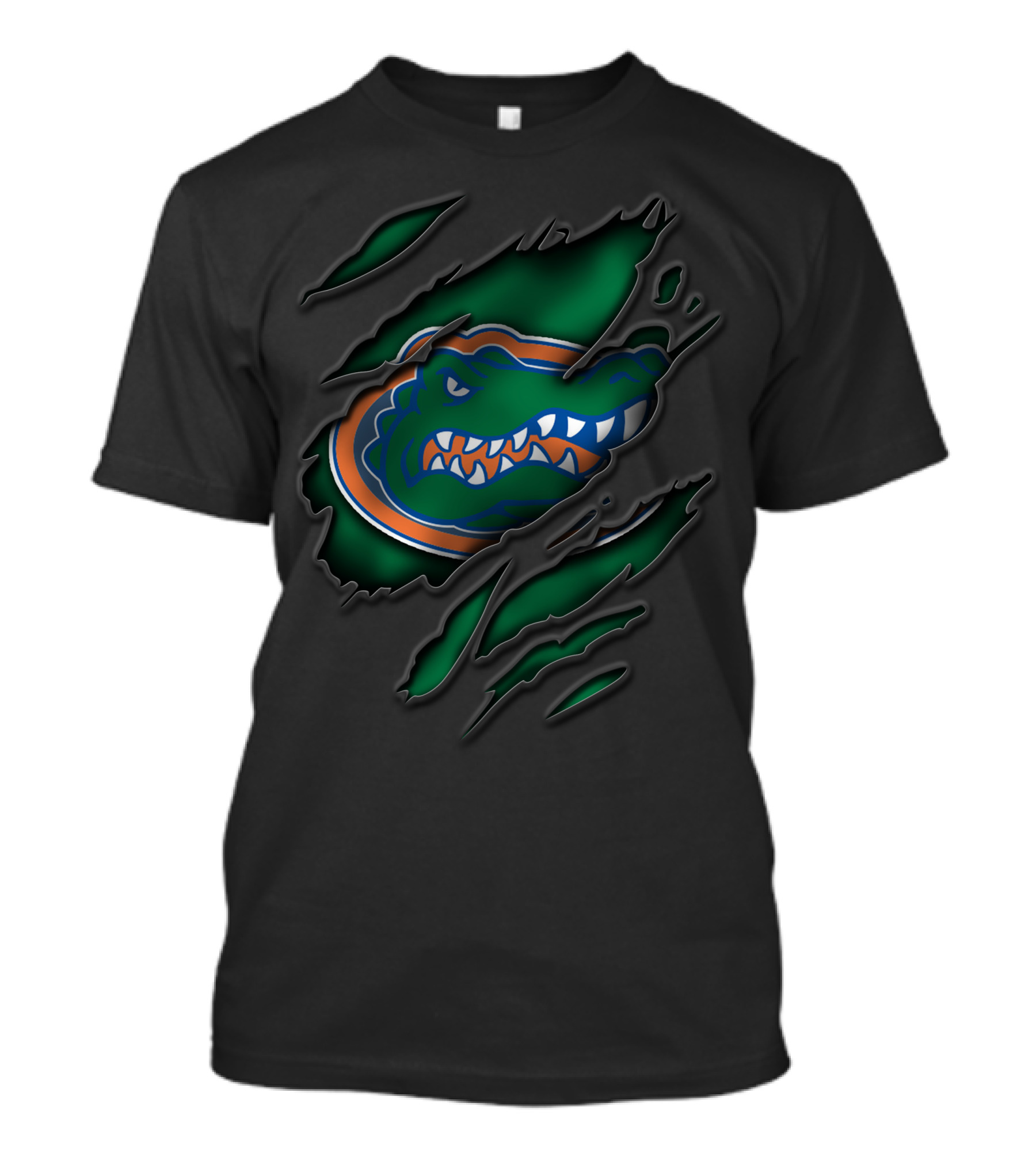 Torn Florida Gators Alligator Claw Marks T-Shirt