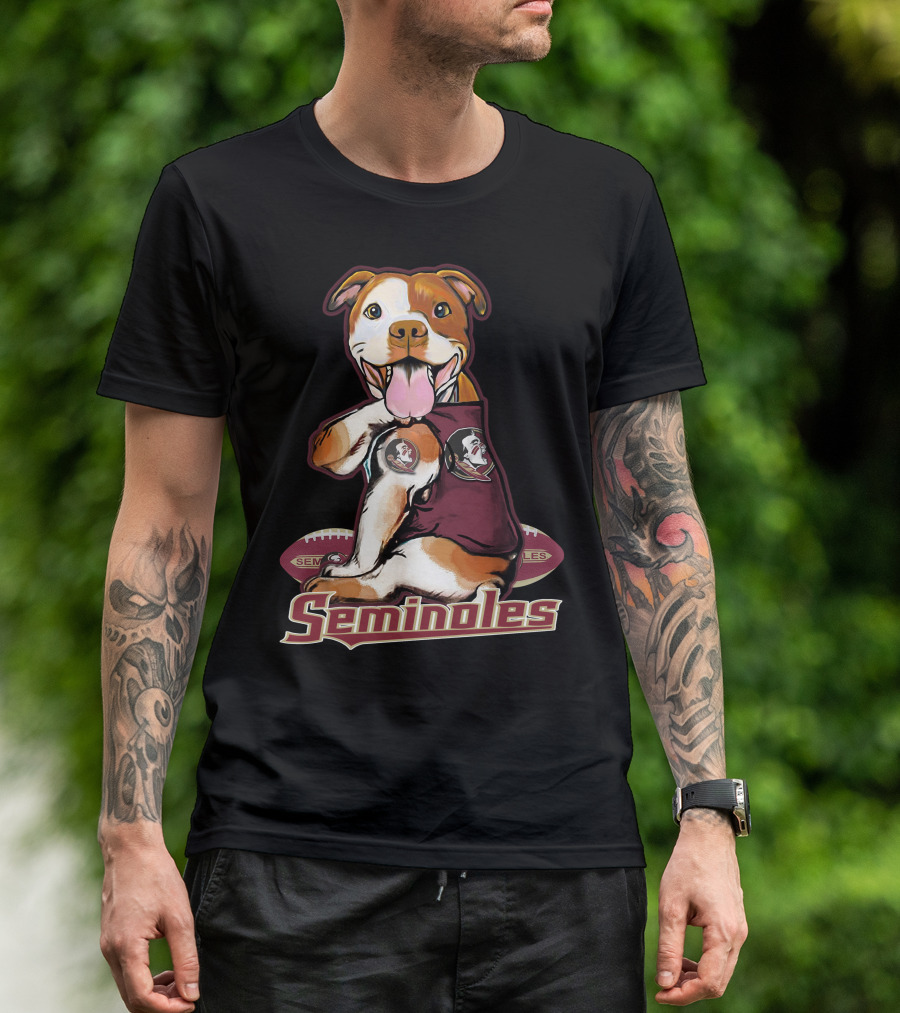 Pittbull Seminoles Football Florida State T-Shirt