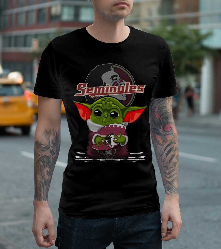 Seminoles Yoda Holding Florida State Football T-Shirt