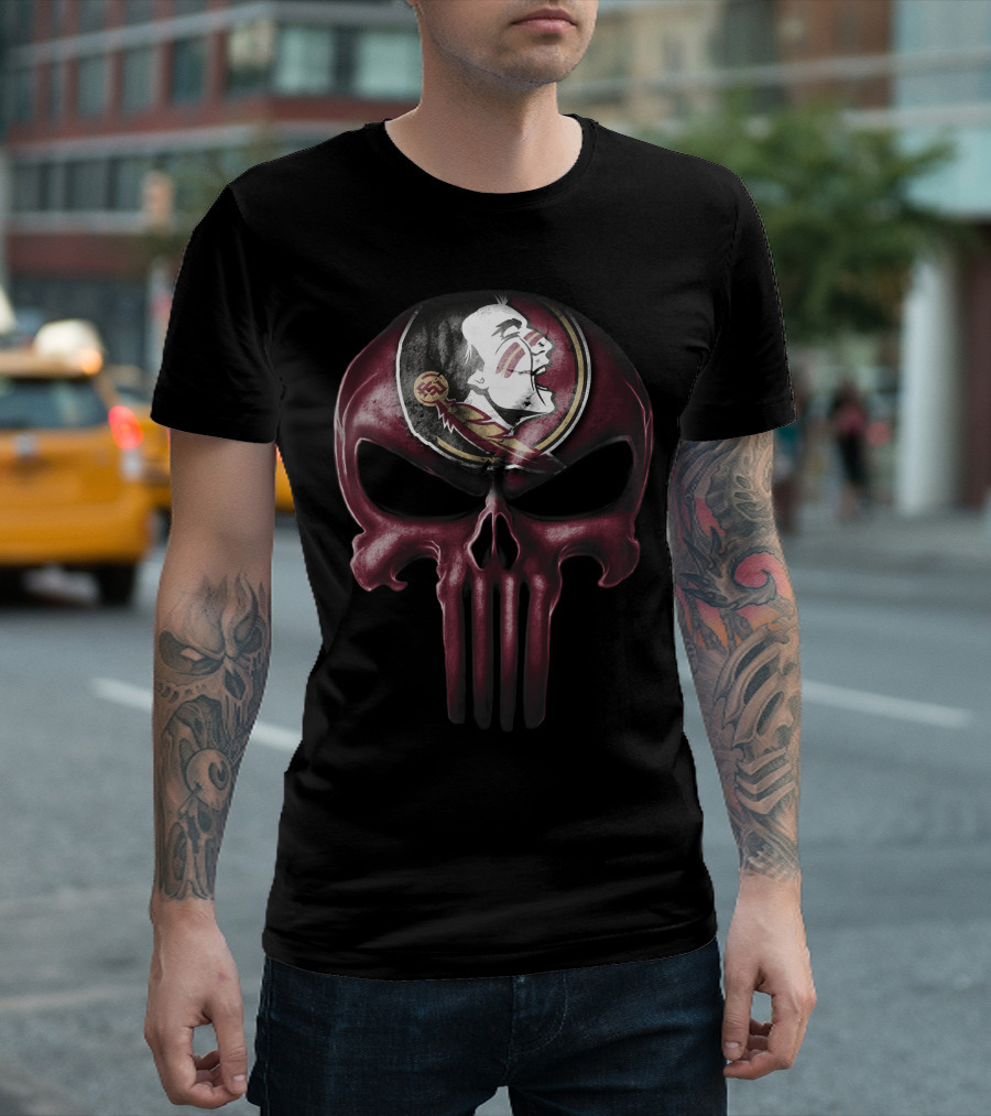 Skull Florida State Seminoles T-Shirt