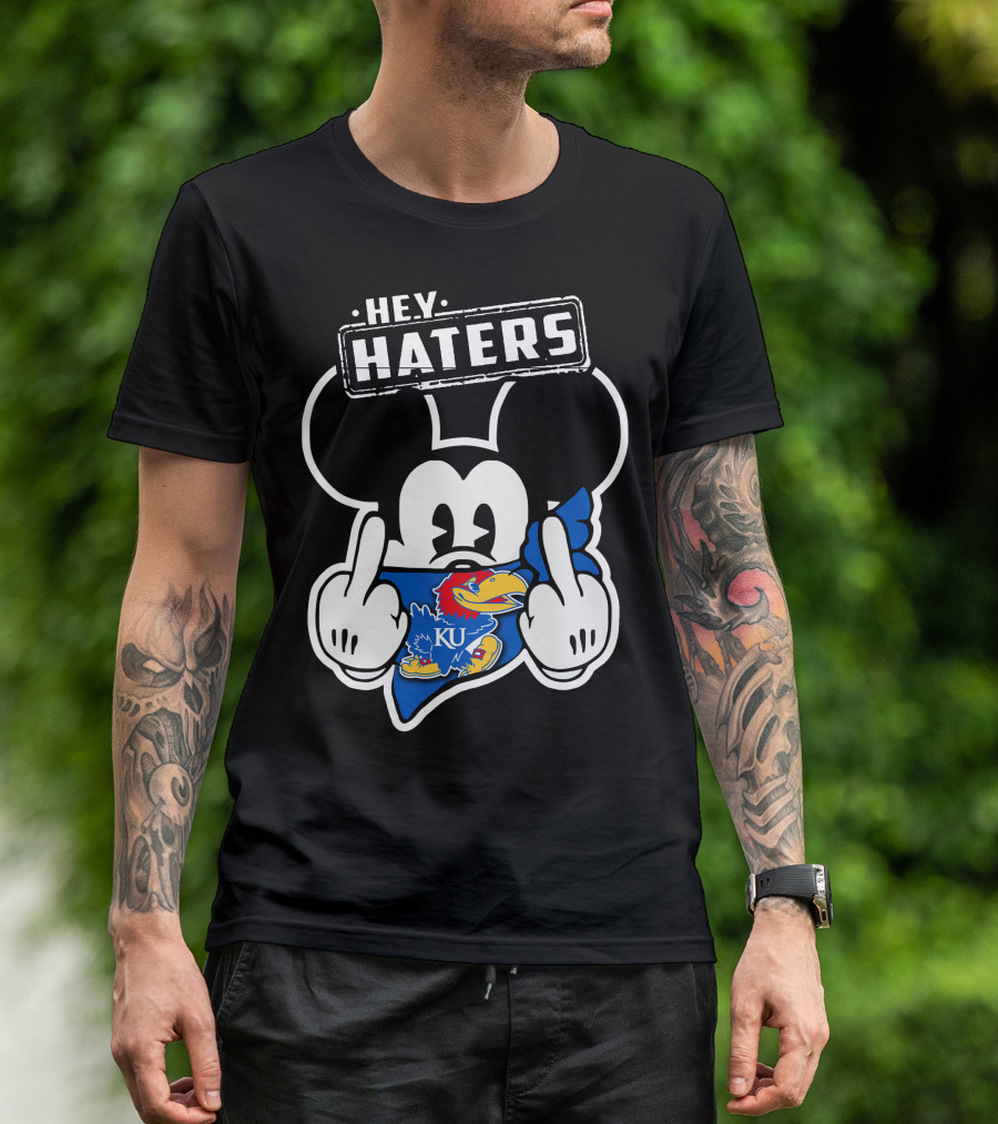 Hey Haters KU Kansas Jayhawks Mick T-Shirt