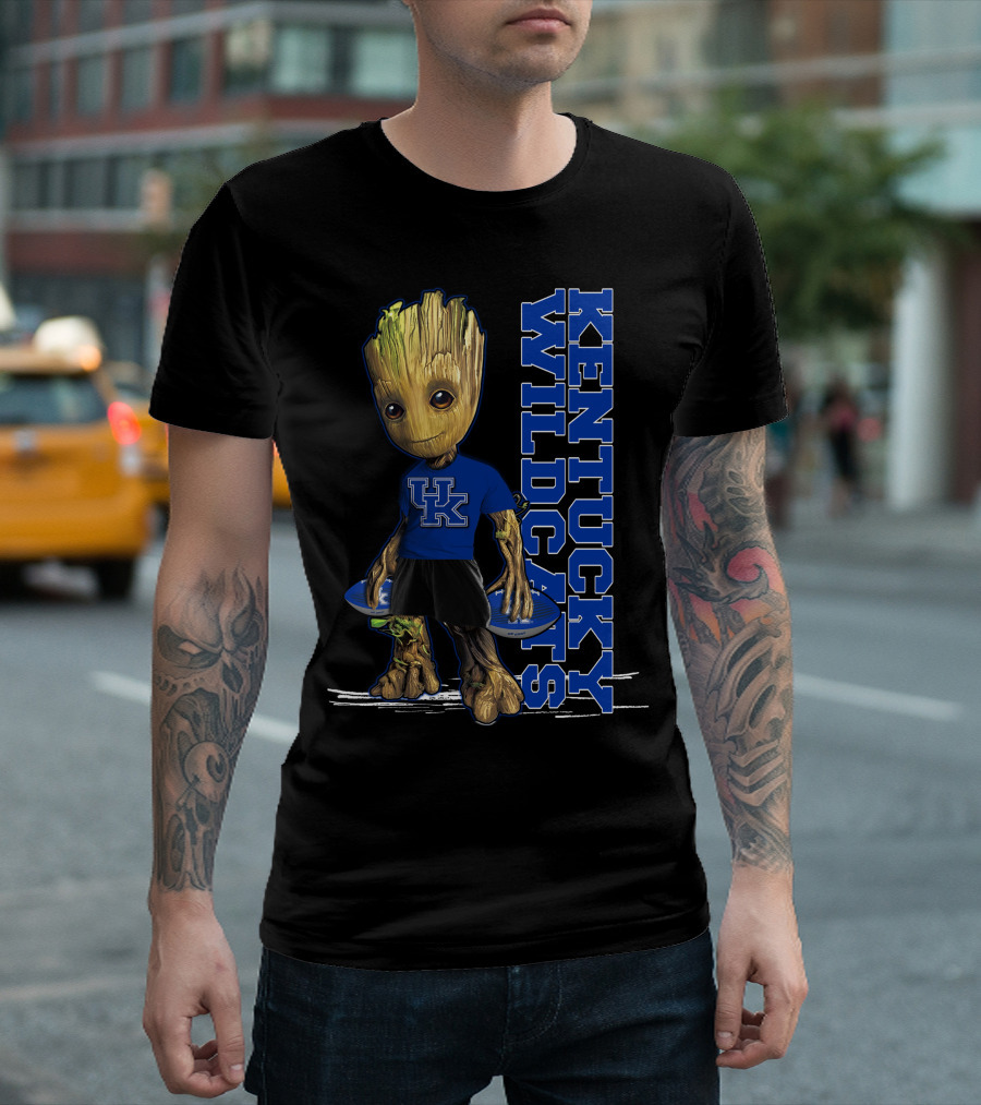 Groot Kentucky Wildcats UK Basketball Crossover T-Shirt