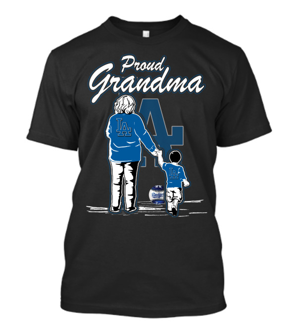 Proud Grandma LA Dodgers Fan With Child Team Spirit T-Shirt