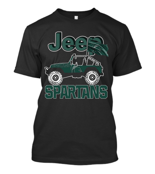 Jeep Michigan State Spartans Off-Road Adventure T-Shirt
