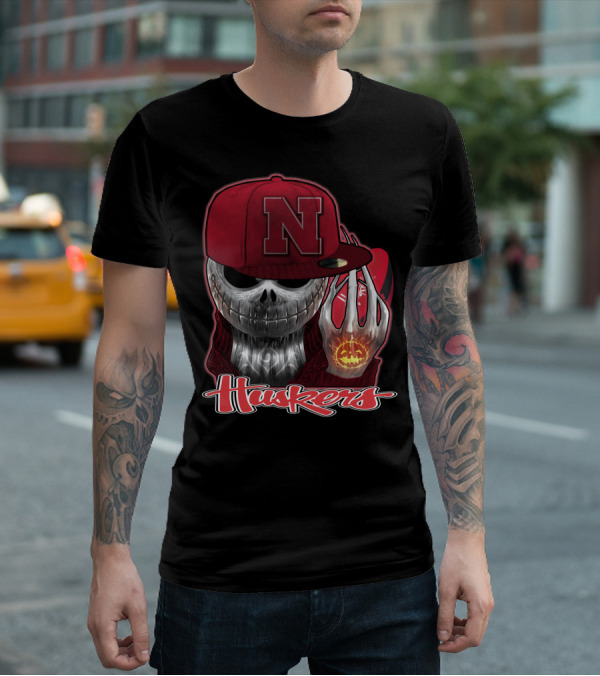 Jackskull Huskers N Logo Nebraska Cornhuskers T-Shirt